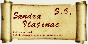 Sandra Vlajinac vizit kartica